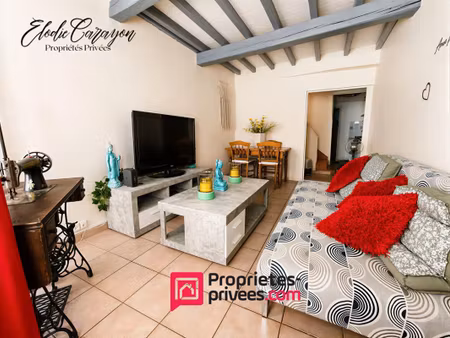 achat maison 3 pièces 60m² servies en val 11220