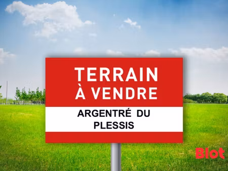 achat terrain 255m² argentre du plessis 35370