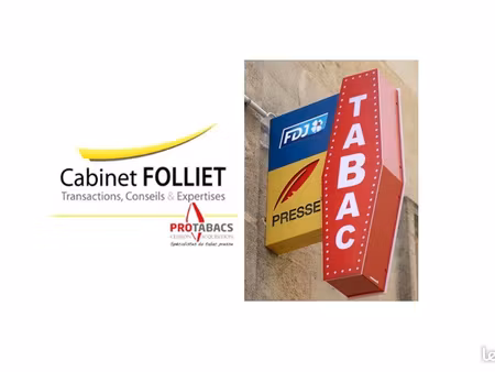 fonds de commerce bar  tabac  pmu 120 m²