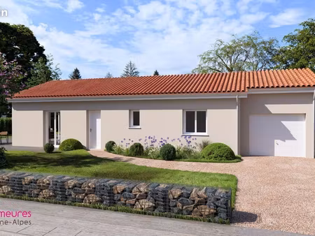 projet de construction d'une maison 80 m² avec terrain à villeneuve (01)