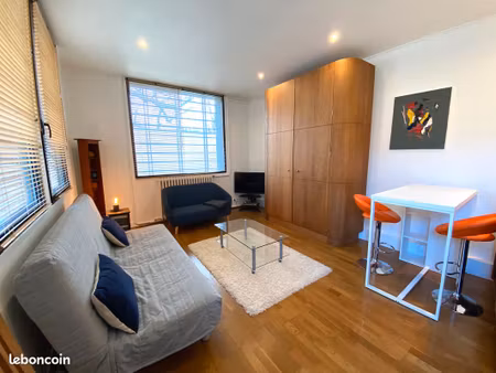 location g. studio meublée appartement 30 m² metro pont de levallois
