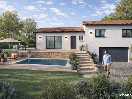 projet de construction d'une maison 89 m² avec terrain à genilac (42)