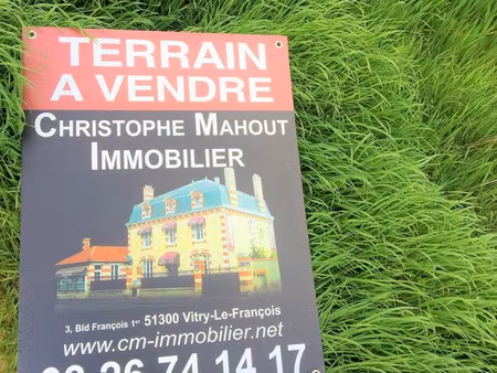 terrain 1352 m² vitry-le-françois