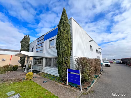 à louer – bâtiment mixte bureaux / dépôt de 535 m² – ouest de toulouse
