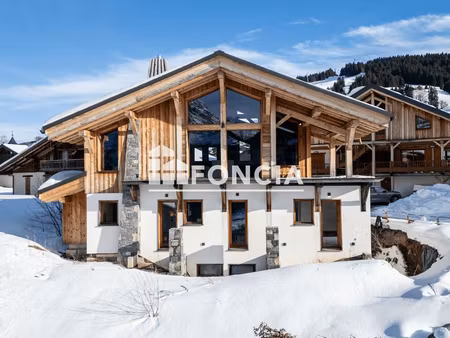 l’élégance alpine en pied de pistes : superbe chalet 4 chambres à crest-voland