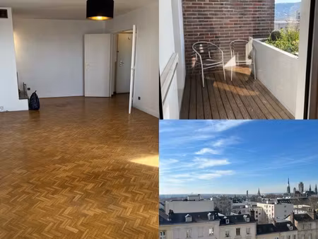appartement 84m2 - terrasse  parking  loggia  cheminée fonctionnelle