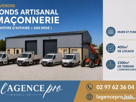 fonds de commerce 400 m² sarzeau