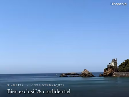 biarritz côte des basques  maison neuve indépendante  plein sud  rare