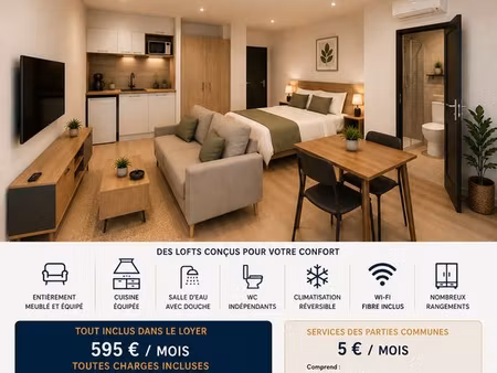 loft meublé tout compris - disponible 2027 - sarlat