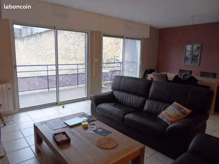 bel appartement balcon-terrasse t3 76 m² centre ville