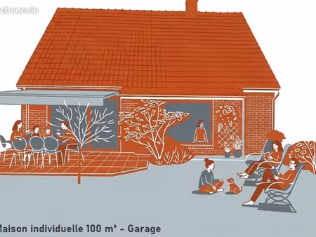 maison 100 m² marcq-en-baroeul