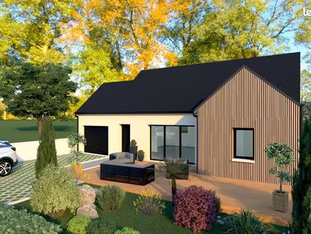 projet de construction d'une maison 73 m² avec terrain à pleugueneuc (35)