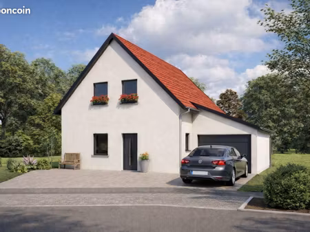 projet de construction d'une maison 107 m² avec terrain à phalsbourg (57)
