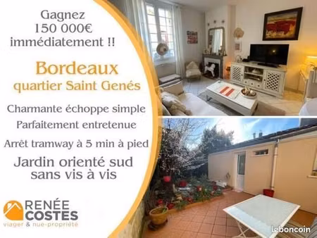 maison en viager 2 pièces 52 m²