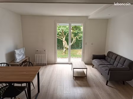 a louer t3 meublé rdc avec jardin