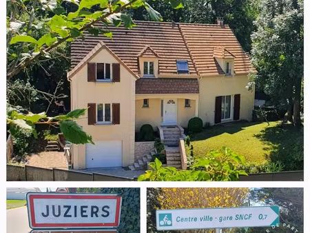 rare sur le secteur – haut de juziers – maison familiale 165 m² sans vis-à-vis  terrain 90
