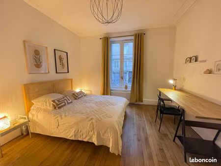 f2 meuble rdc 41m2 jardin privatif quartier mon desert / jeanne d’arc