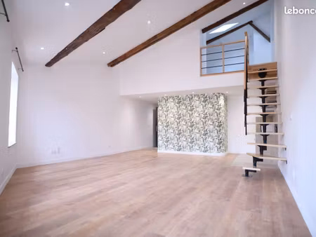 superbe appartement type loft entièrement rénové – lumineux – cœur de ville