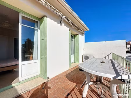 a vendre maison de ville 109m² avec balcon / jardin et garage de 60m² / artisan / atelier