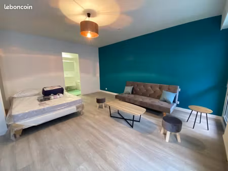 hypercentre le mans - appartement meublé 1 pièce de 32m² proche des jacobins