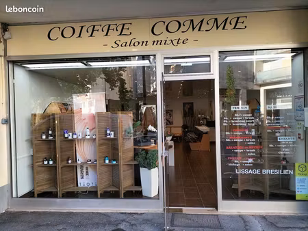 fond de commerce  salon de coiffure