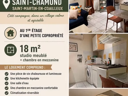 appartement studio meublé 18m2