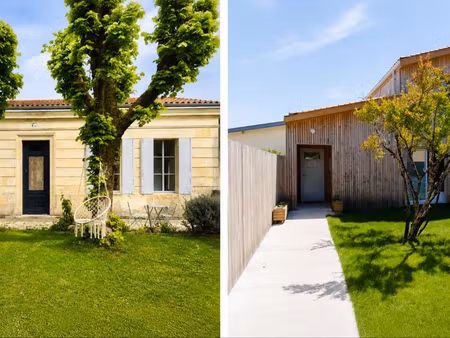 2 maisons indépendantes renovees dont 1 louée ensemble immobilier  piscine  centre blanque
