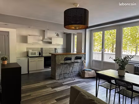 appartement 3 pièces meublé - cours fauriel