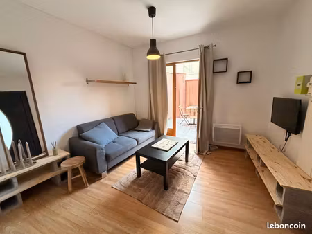 duplex t3 meublé de 46m2 avec terrasse et balcon