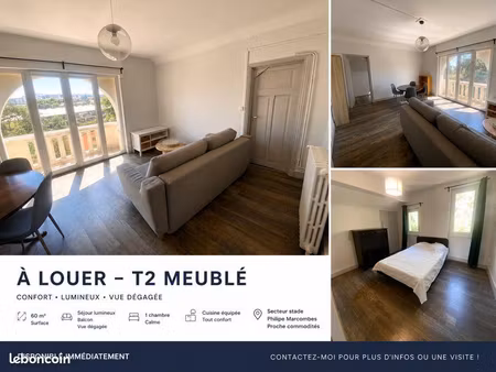 grand t2 meublé