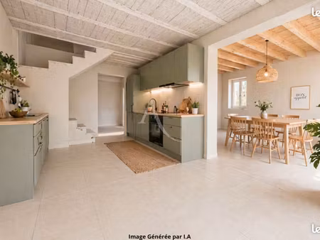 plateau brut de 130 m² avec jardin  terrasse et carport