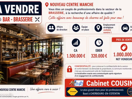 fonds de commerce bar  brasserie 400 m²