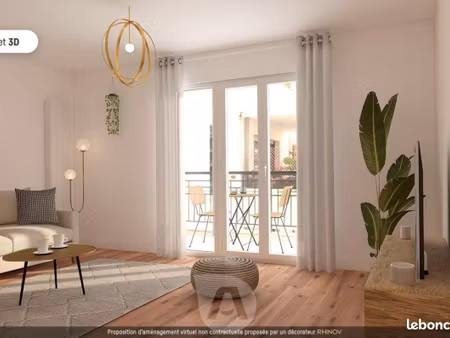 appartement 3 pièces 62 m²