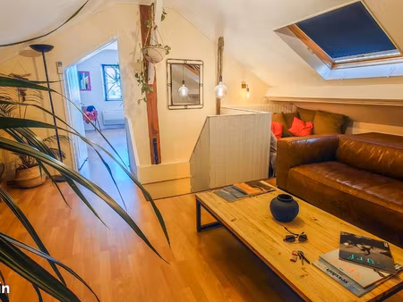location étudiante - loft lumineux mensardé (charges elec comprises)