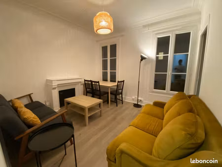 appartement meublé 3 pièces batignolles