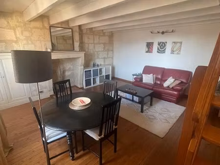 t2 bordeaux bastide duplex meublé 40 m2