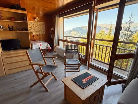studio-cabine 29 m²   skis aux pieds