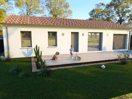 projet de construction d'une maison 70 m² avec terrain à saint-laurent-medoc (33)