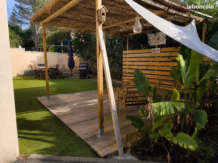 maison meublée 4 pièces 95m2 + garage 20m2 + jardin  fréjus