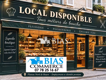 boutique 50 m² rouen