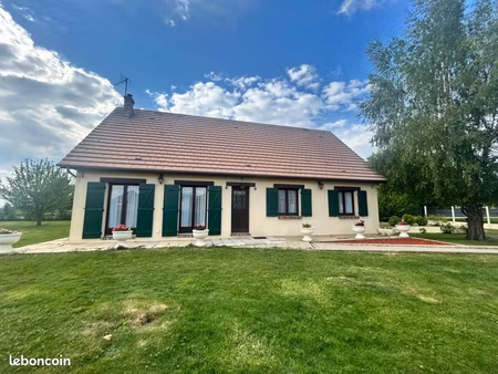 maison de plein pied 104m2 - étage aménageable - sous sol total - terrain 1400 m2