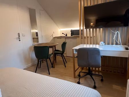 rare plein centre-ville studio rénové dans maison avec jardin