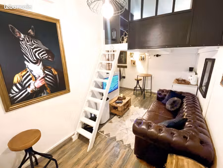 ensemble immobilier clé en main : studio en location saisonnière + local commercial