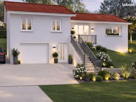 projet de construction d'une maison 122 m² avec terrain à brie-et-angonnes (38)