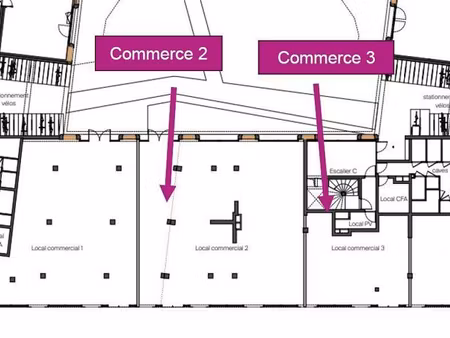local commercial 653 m²