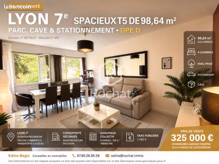 appartement 5 pièces 99 m²