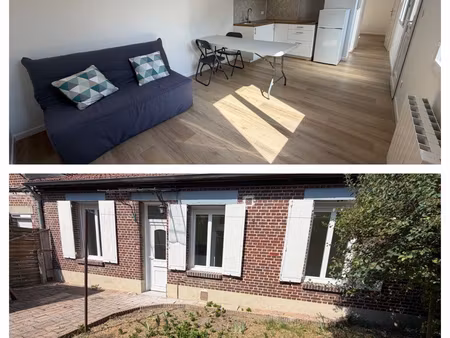 charmante maison individuelle de plain-pied avec jardin à compiègne