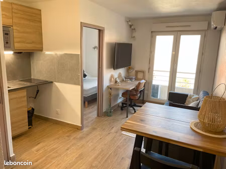 t2 meublé fonctionnel tout équipé refait à neuf 201 rue ste cécile avec internet inclus cô