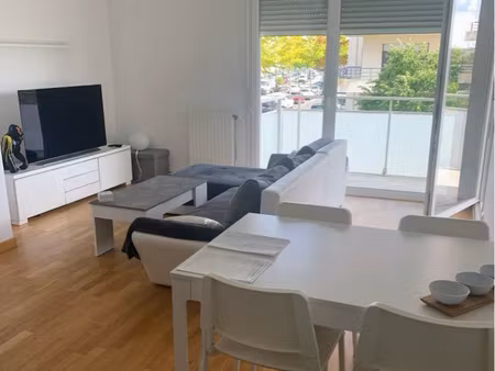 à louer - superbe appartement t3 meublé avec balcon & garage - caen (pompidou)