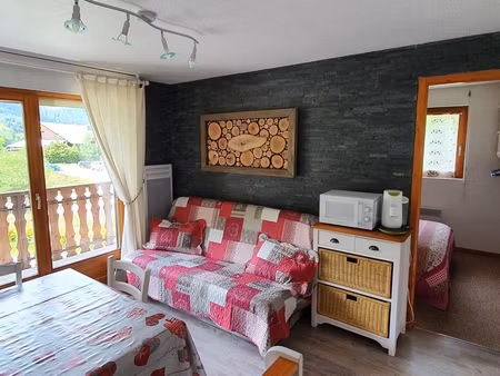 châtel (74390) – appartement 2 pièces + coin montagne – vue plein sud